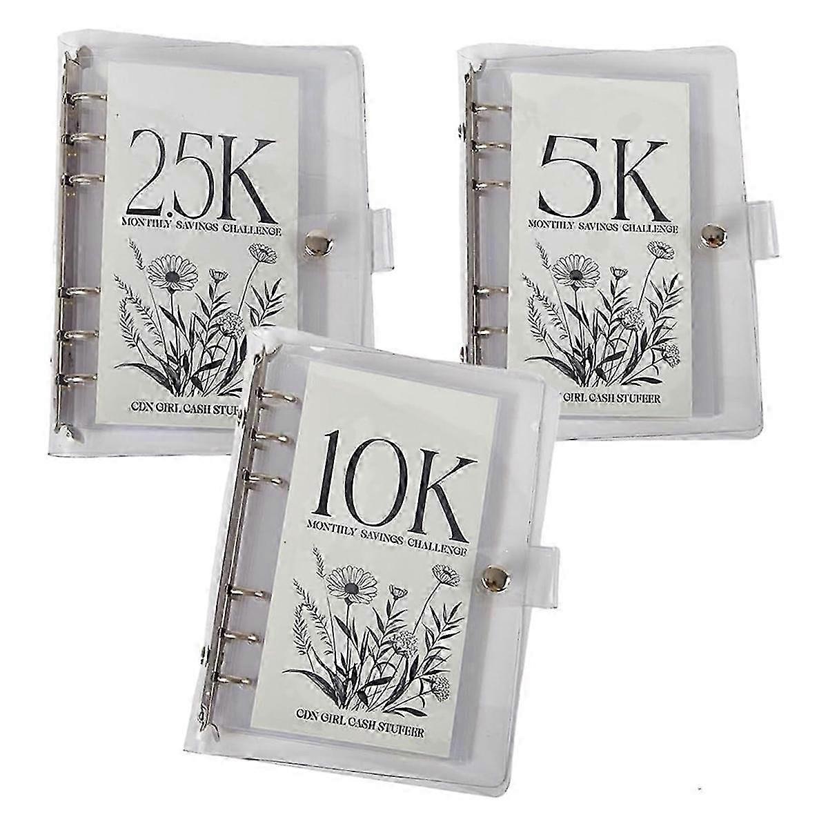 5k/10k/2.5k Savings Challenges Book