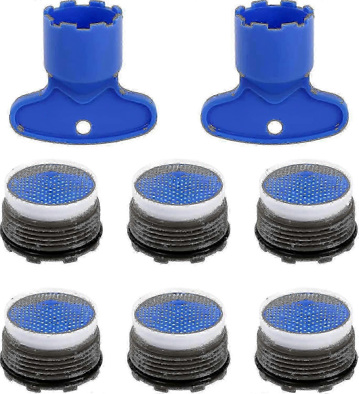 8 Pcs Aerators Faucet, Environmental Faucet Aerator With Removal Wr...