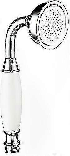 Classic Chrome Handheld Showerhead with Polished Finish and Elegant Design for Bathrooms