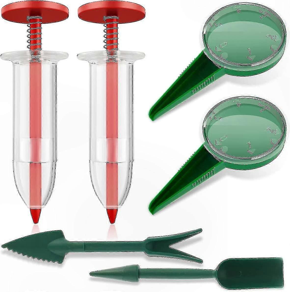 6-Pack Mini Seed Dispenser Set Lightweight Seeder Tool for Small Seeds Professional Quality