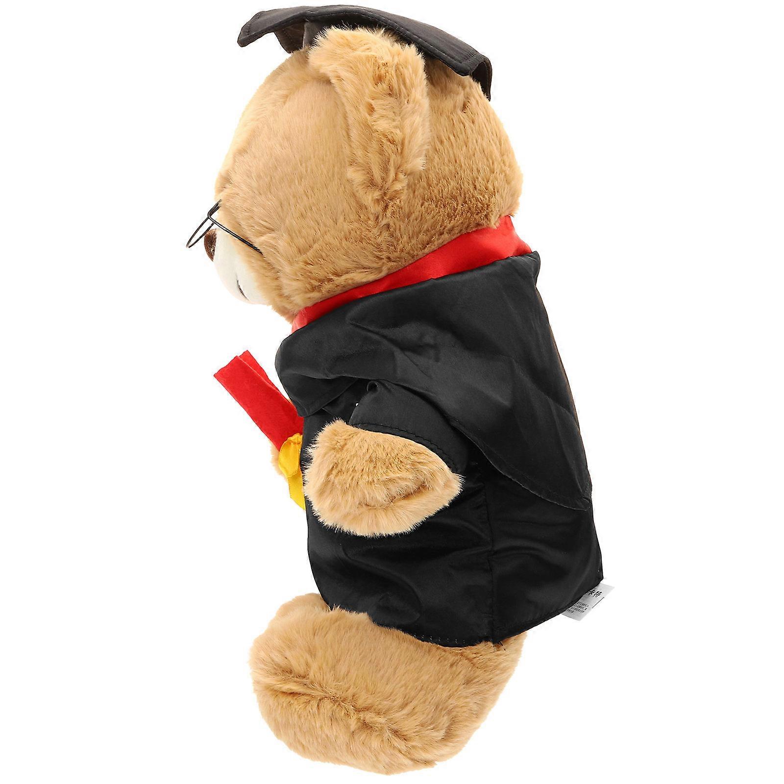 Plush Graduation Bear Doll Party Decoration for Kids