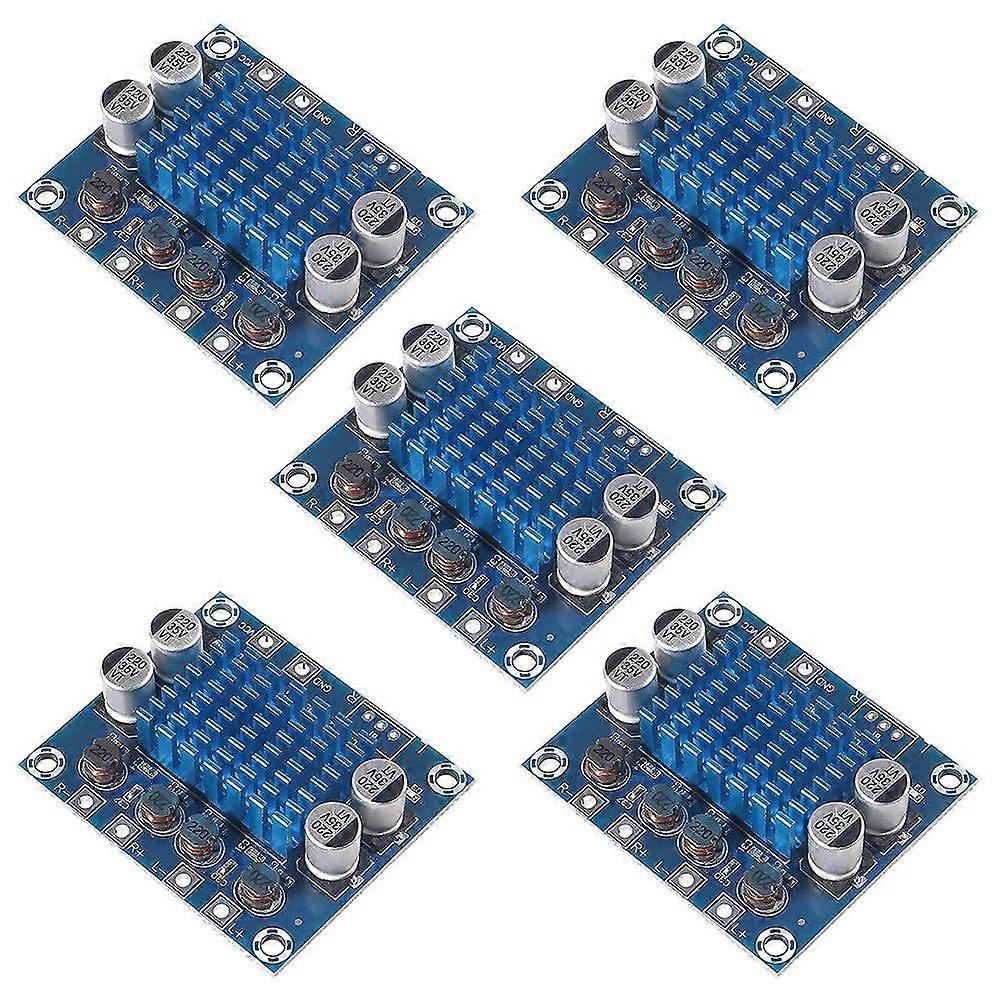 5Pcs TPA3110 XH-A232 30W+30W 2.0 Channel Digital Stereo Audio Power Amplifier Board DC 8-26V 3A
