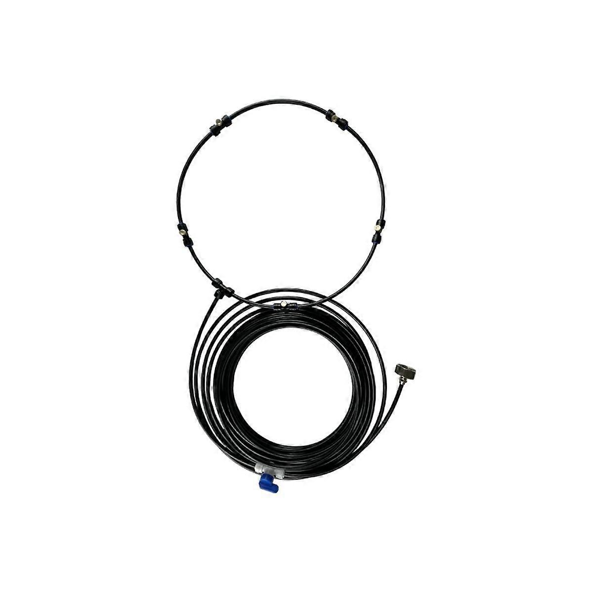 Outdoor Misting Fan Kit Fan Spray Ring Spray Tube Misting Fan Cooler Water Cool-Ing Patio US Standa