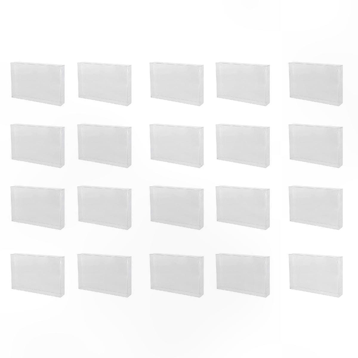 20-Pack Protective Cases for N64 Game Cartridges - Storage and Display Solution