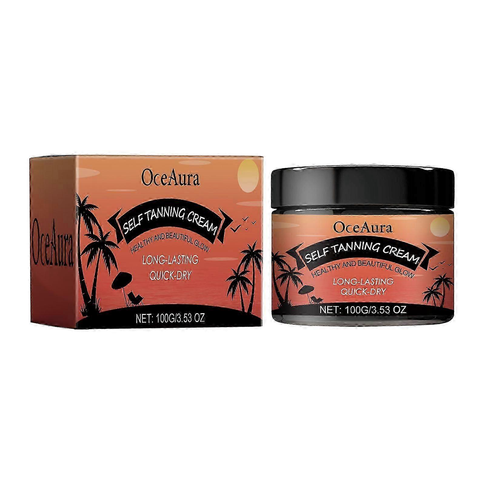 Self Tanning Cream - Quick Natural Bronzer & Moisturizer for a Radiant Tan, 100g