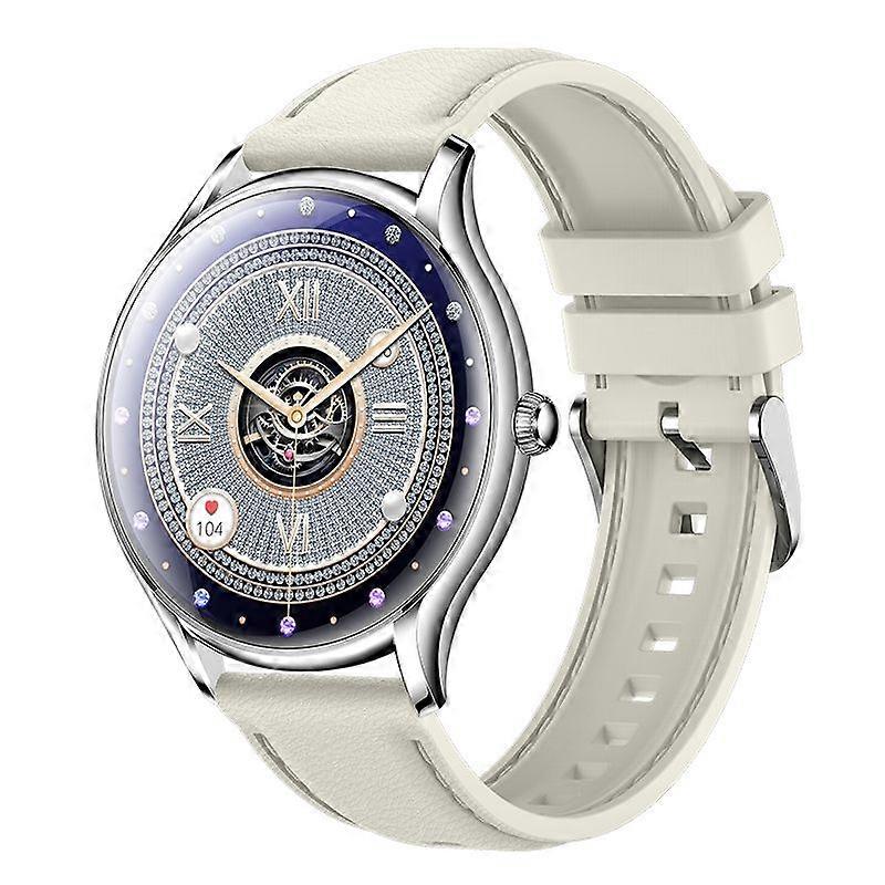 Smartwatch QS36 3D Slim Design Supports Up to 5 Hours Music Playback(White)