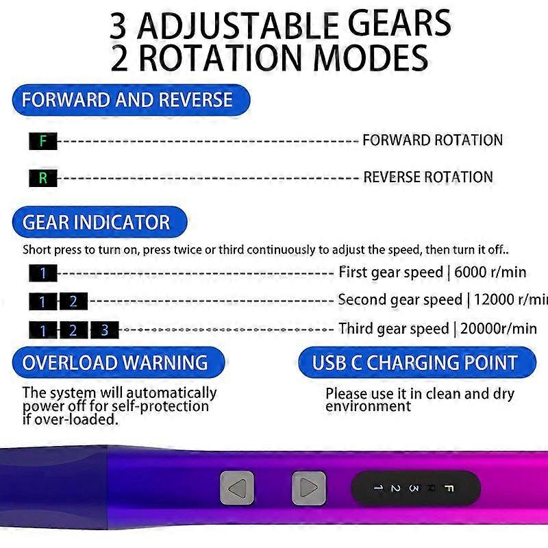 Engraving Pen Kit,Fast Charge,Rotary Tool