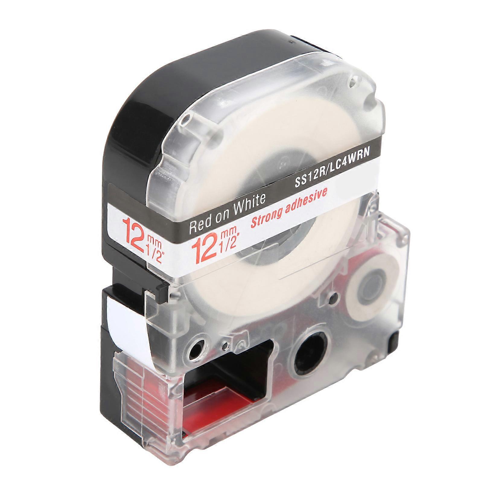 12mm Anti-Corrosion Labeling Tape 8m for LW Series Printer