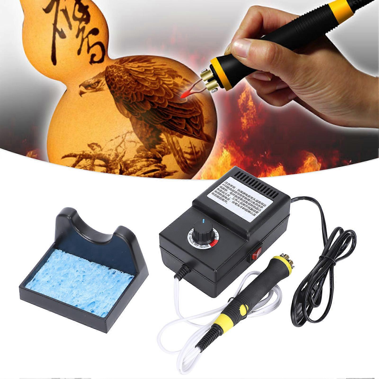 Woodburner Machine 25W Adjustable Temp 0-600°C EU Plug 220V