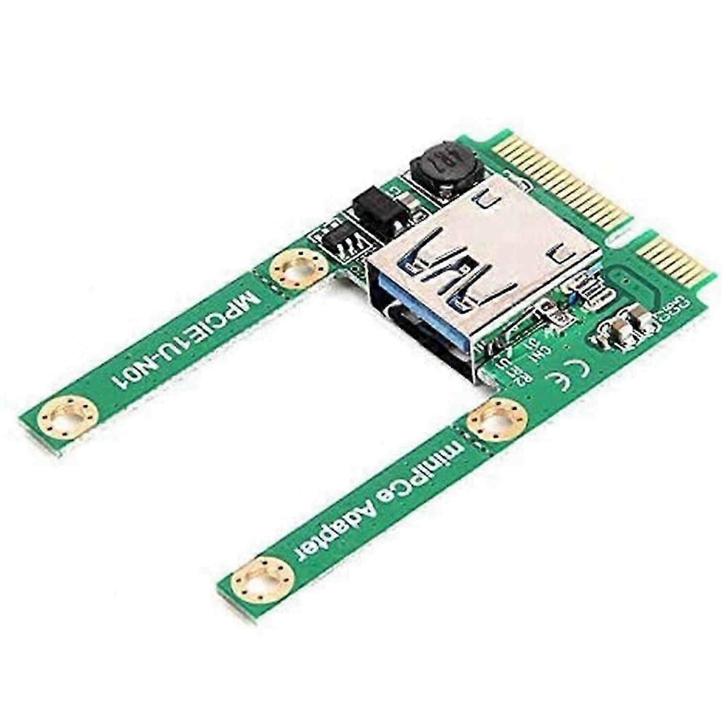 Mini PCI-E to USB3.0 Adapter Card, Suitable for Notebook Computers