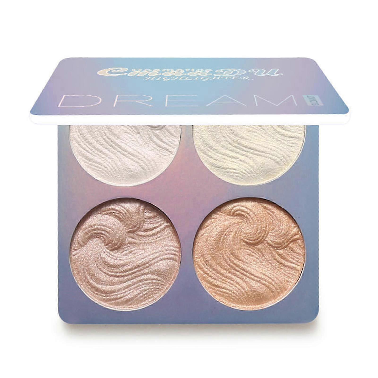 Shimmer Highlighter Longwear Makeup Highlight Bronzer Shaping Palette Eyeshadow Palette Shiny Glitter