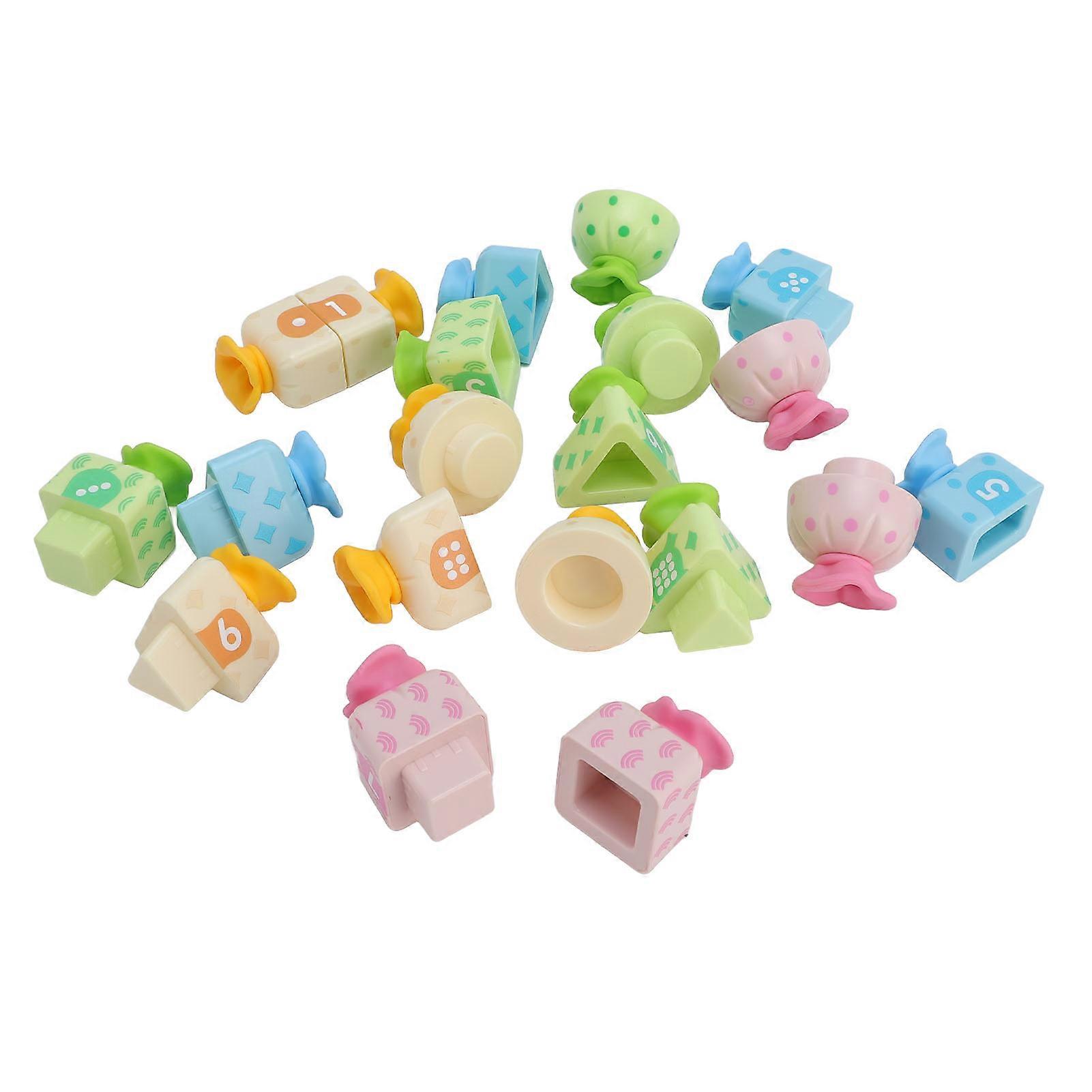 Number Matching Toy Candy Shape Counting Game 4.3x6.3cm Plastic
