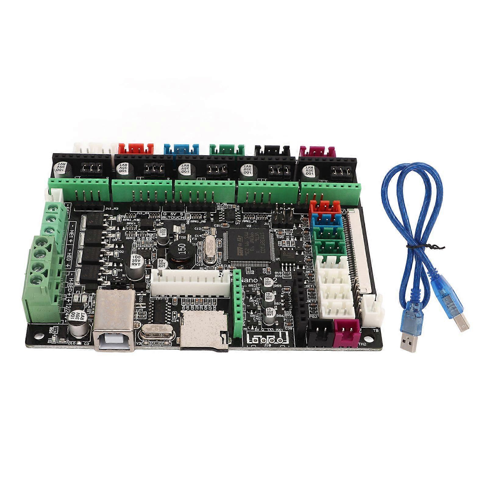 3D Printer Control Board Kit Mini Portable Integrated Mainboard Controller Parts Separate Mainboard Model