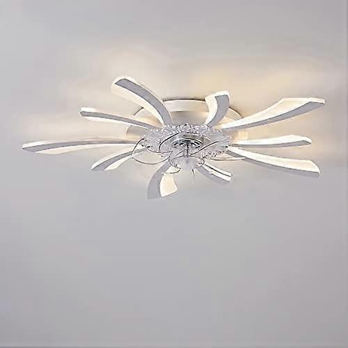 Ceiling Fans With Lights And Remote Control Model C2 6 Wind Speeds Dimmable LED Light For Bedroom Living Room Kitchen