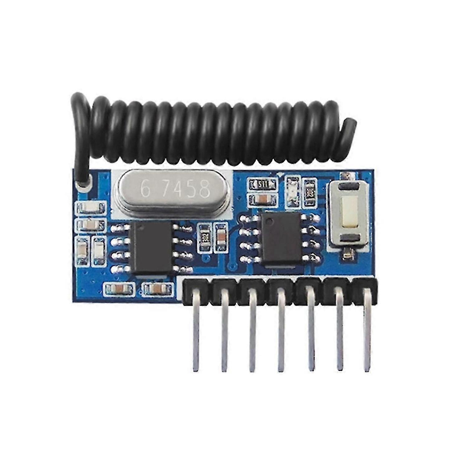 315Mhz RF Receiver Learning Code Decoder Module Wireless 4 CH Output for Remote Controls 1527 2262 E