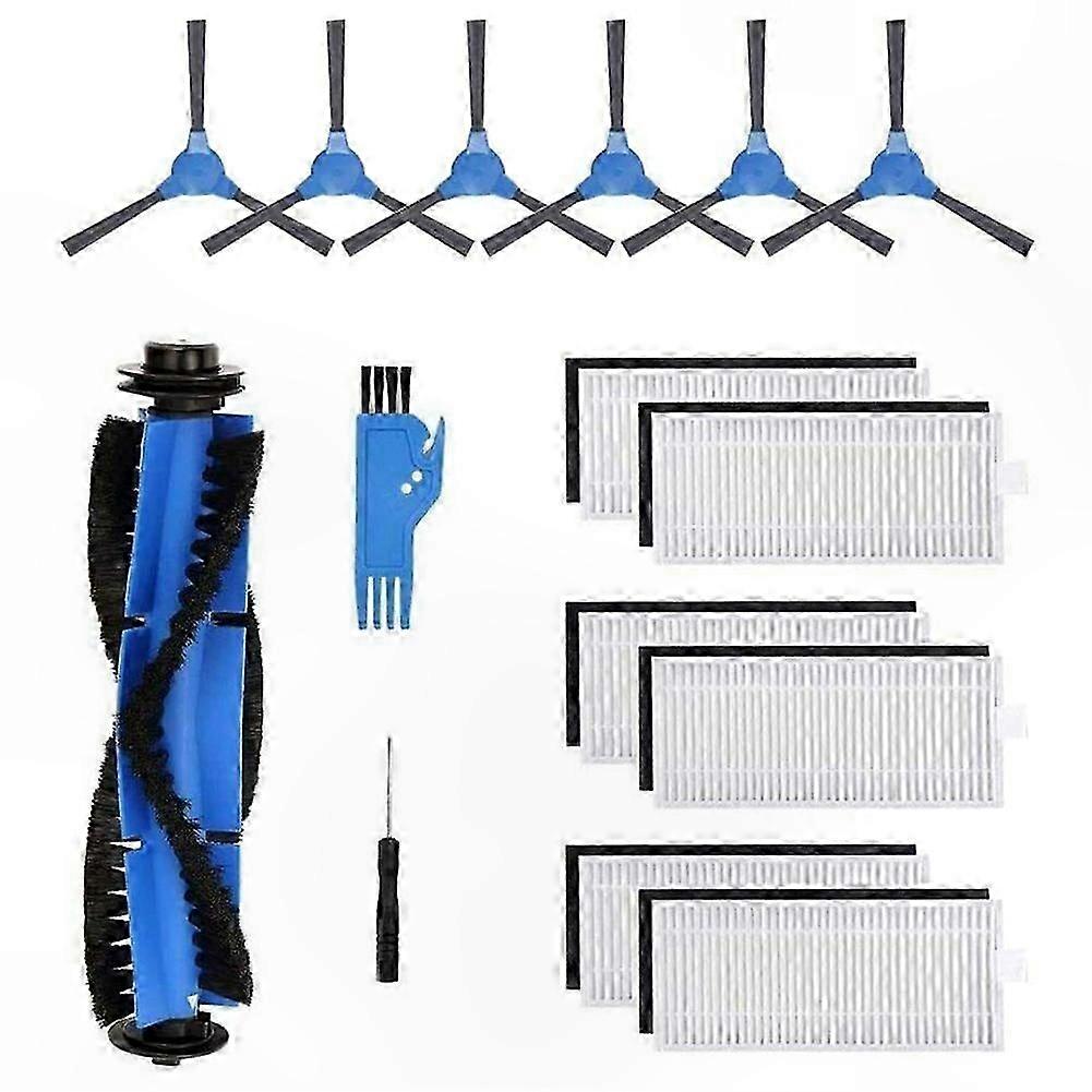 Replacement Brushes for E20 E30 E31 Robotic Vacuums Main and Side Brush Kit Compatible with Multiple Models