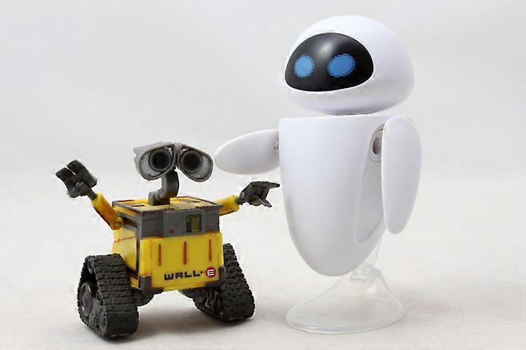Pachet de 2 8CM Wall.E Robots Mobilization Walli Robot Doll