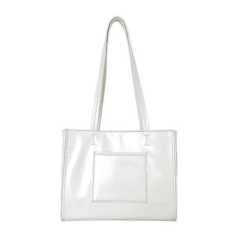 Large Capacity Shoulder Bag - White