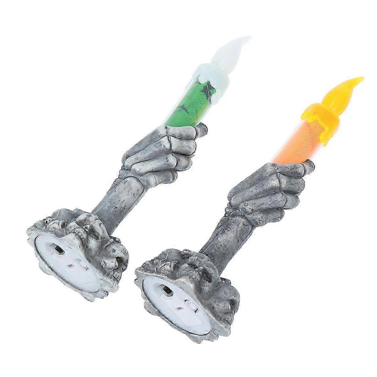 Luminous Halloween Accessories Hand Shape 2Pcs 5x5x15cm