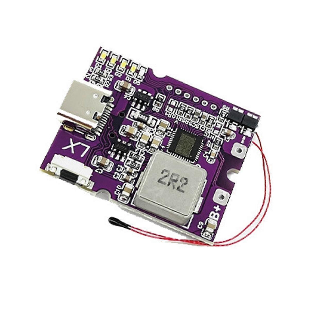 22.5W Power Bank Bidirectional Fast Charging Mobile Power Module Circuit Board W/ Light Display Support PD/QC,Type-C