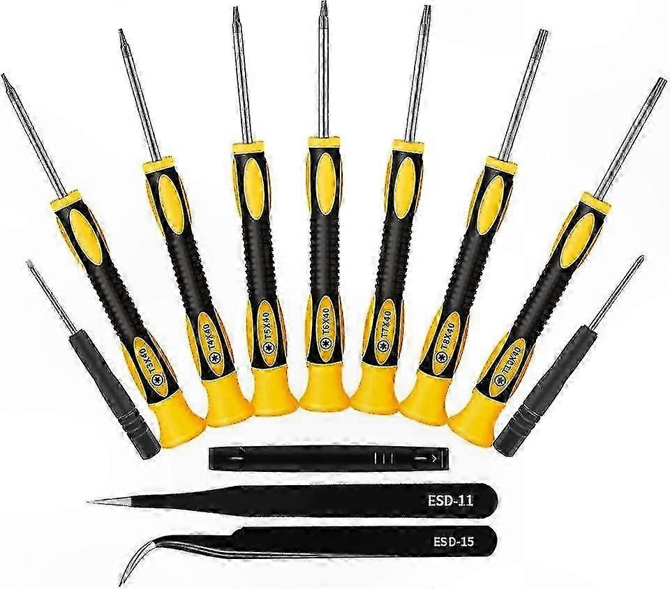 Magnetic Torx Screwdriver Set - 6-Piece Precision Star TX Tool Kit