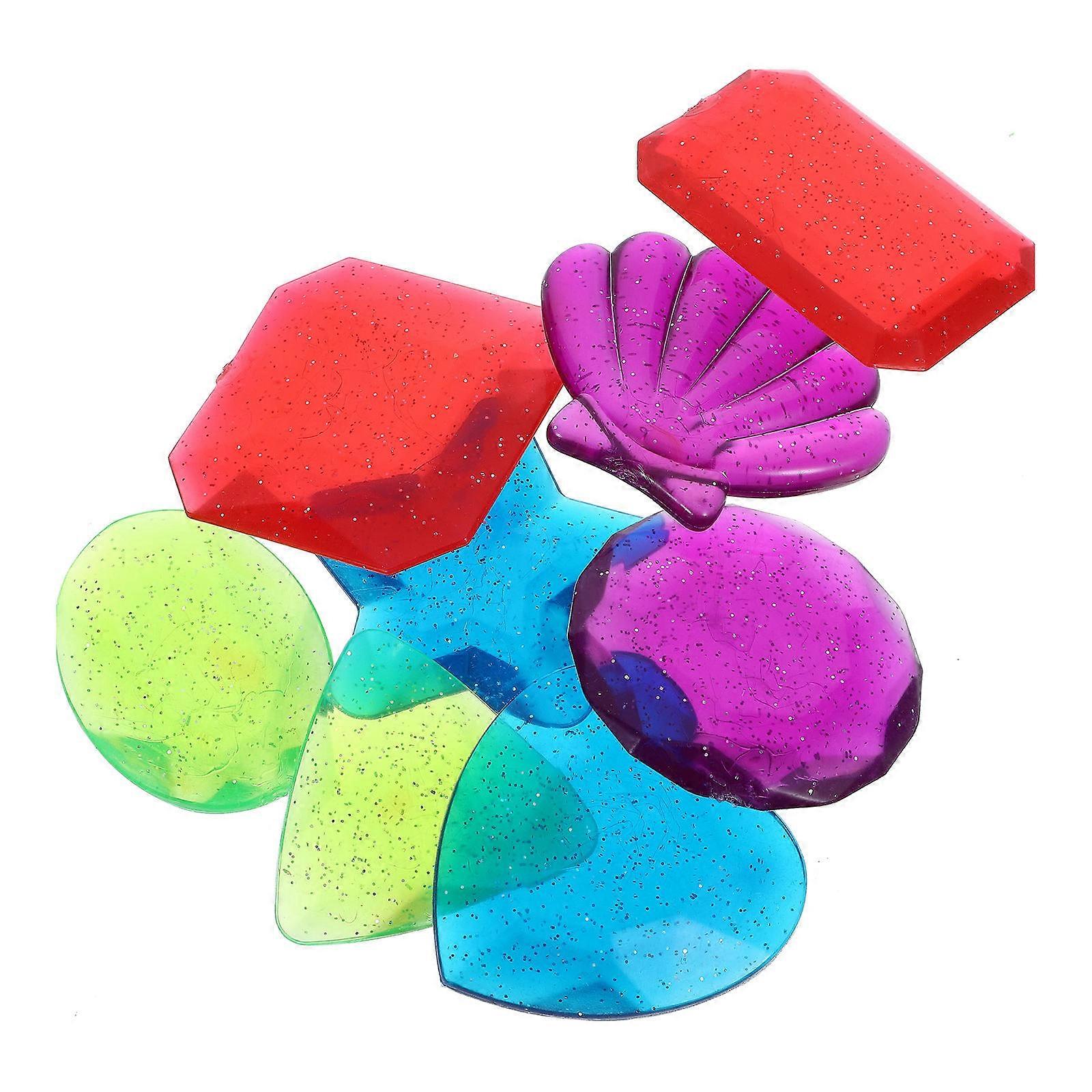 Assorted Color Acrylic Pool Toy Diving Gems for Playing 40Pcs Kids