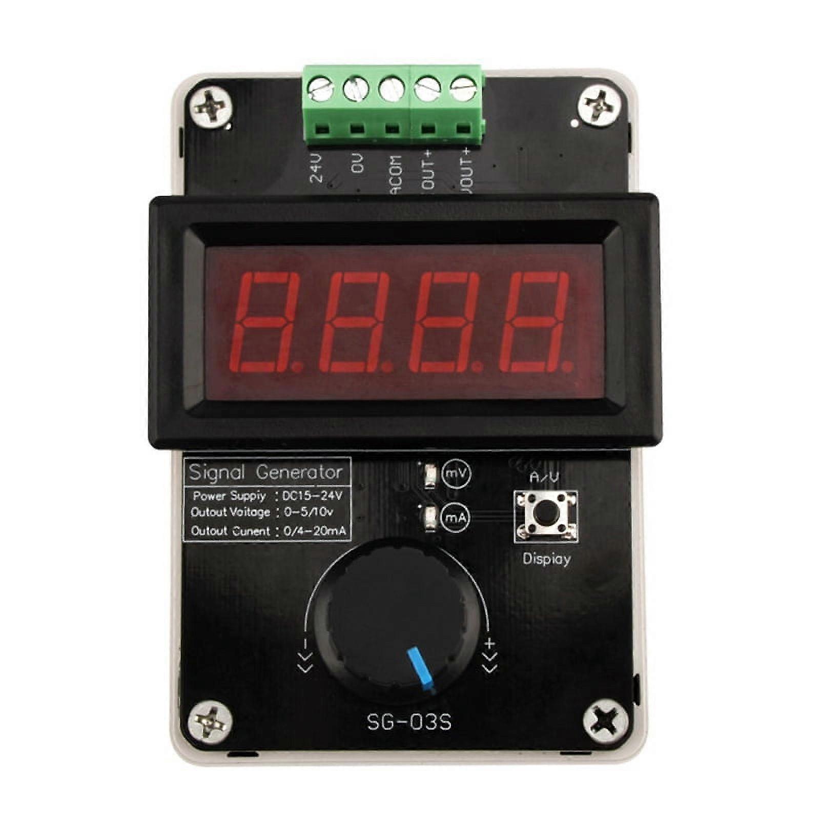 Digital 420MA 010V Voltage Signal Generator 020MA Adjustable Current Transmitter Electronic Measuring Instrument