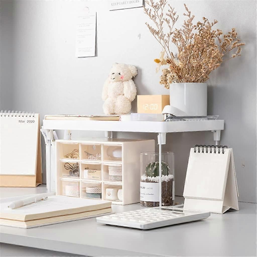 Home Closet Organizer Stackable Foldable Space Saving Shelf For Kitchen Cabinets And Wardrobe Size 38.5 x 23.5 x 19 cm