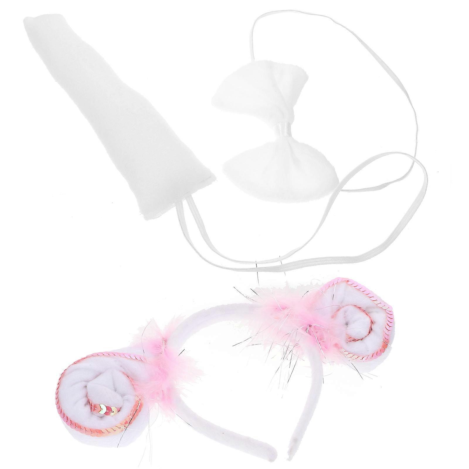 Cosplay Design Sheep Headband Accessories 5 Sets For Children And Adults Perfect For Festivals And Celebrations Featuring Bowtie And Tail