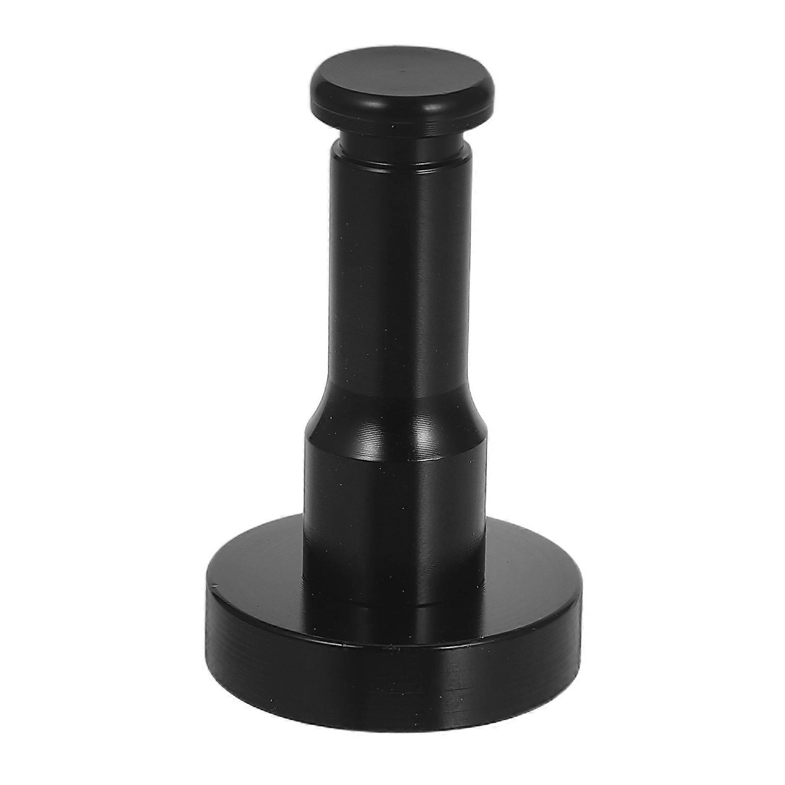 Wall Mounted Hook Round Space Aluminum Coat Hook for Hat 3Pcs Black