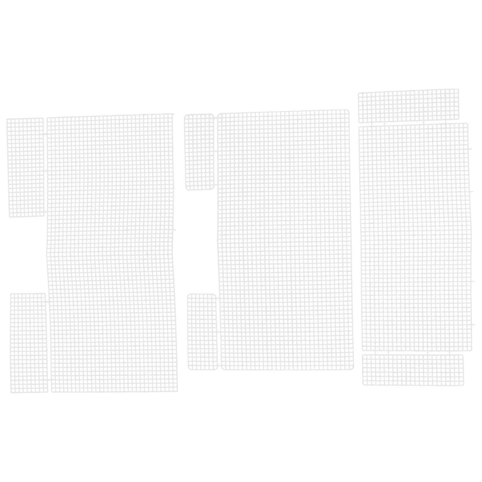 DIY Bag Mesh Sheets Plastic Mesh for Handbag Crafting 15 Sheets