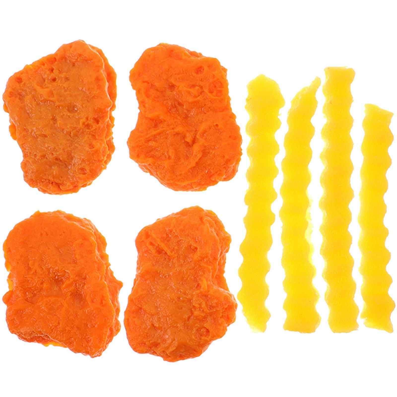 Imitated Food Model Artificial Fries for Display 3Sets