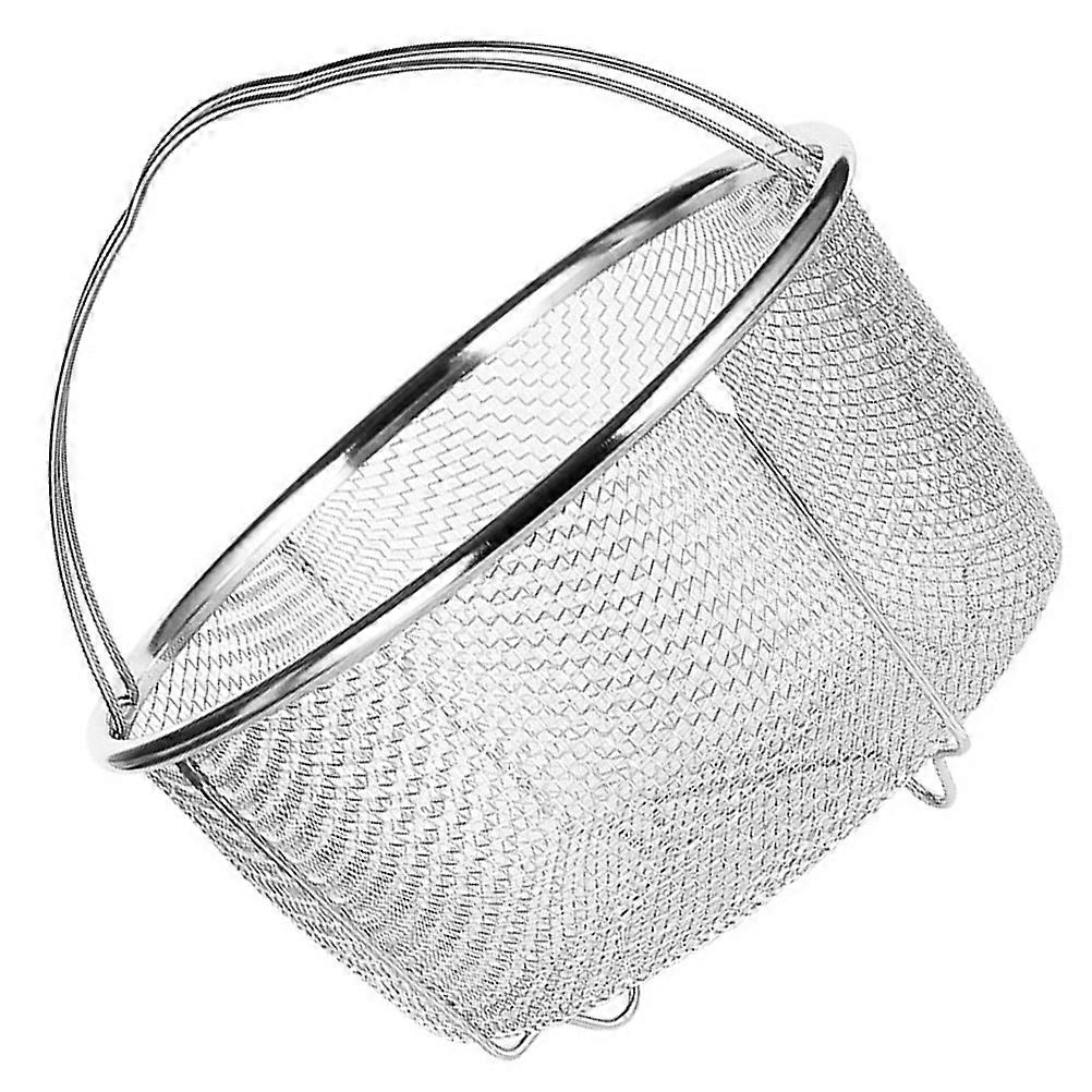 Silver Strainer Basket 2Pcs Designed For Easy Cleaning Of Fruits And Vegetables Perfect For Draining And Storing In Kitchens