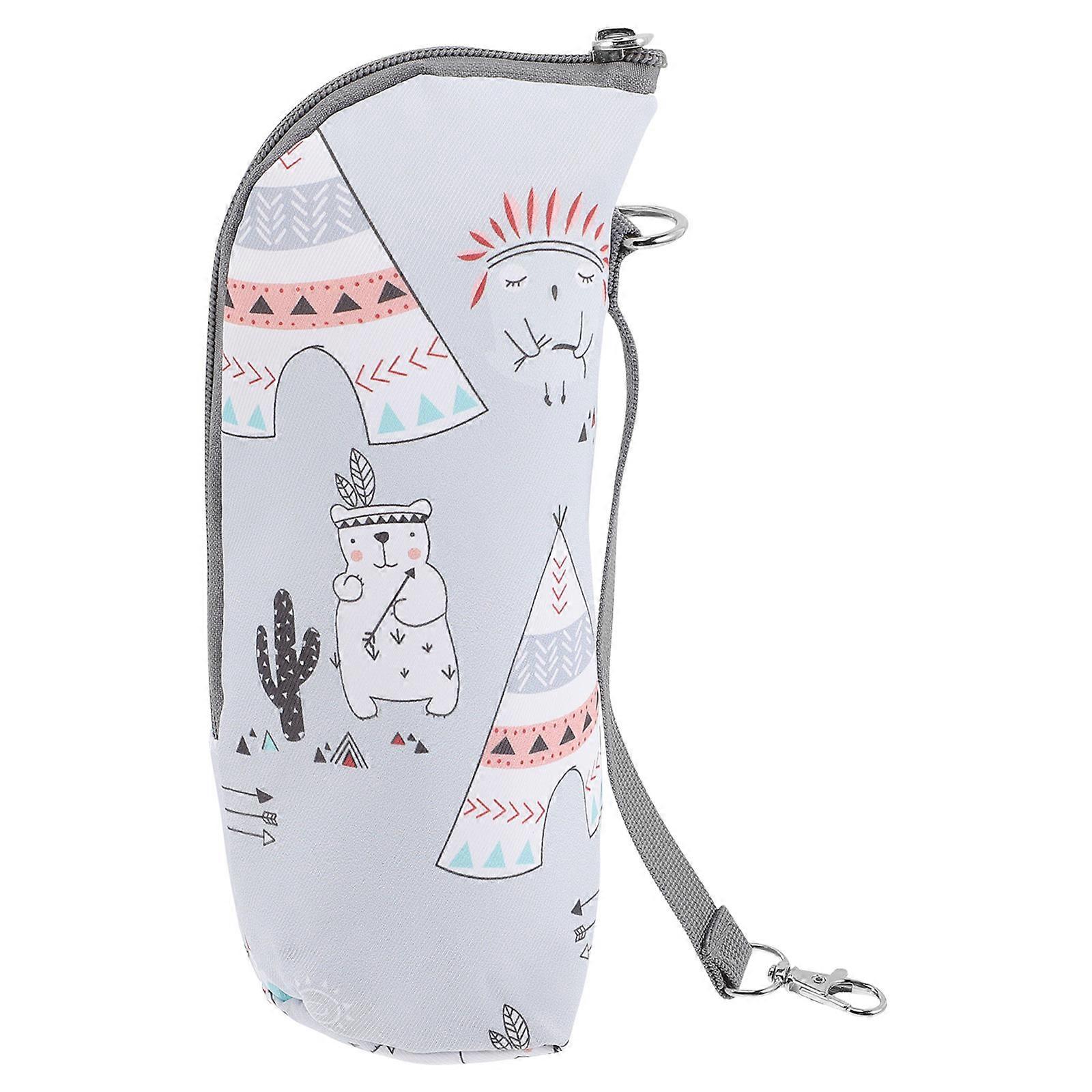 Baby Bottle Cooler Bag For Outdoor Activities Stroller Accessory 22X8Cm Multi Temperature Control 1Pack