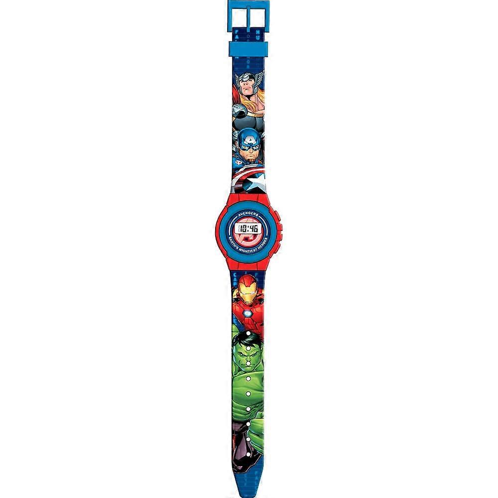 Marvel Avengers digital watch for children, waterproof, LED display