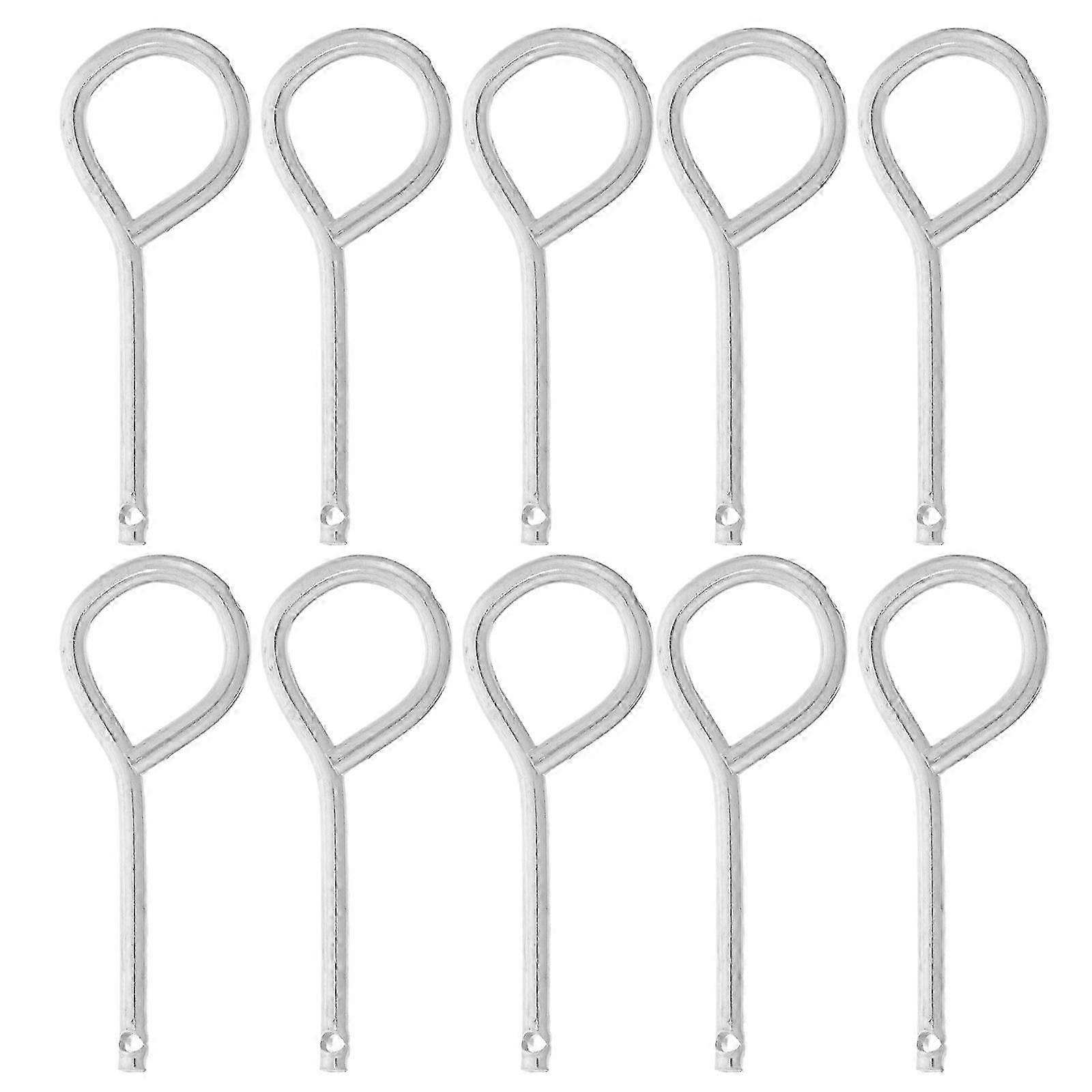 10pcs Fire Extinguisher Lock Pin Iron Pull Pin Replacement Safety Pin Supply