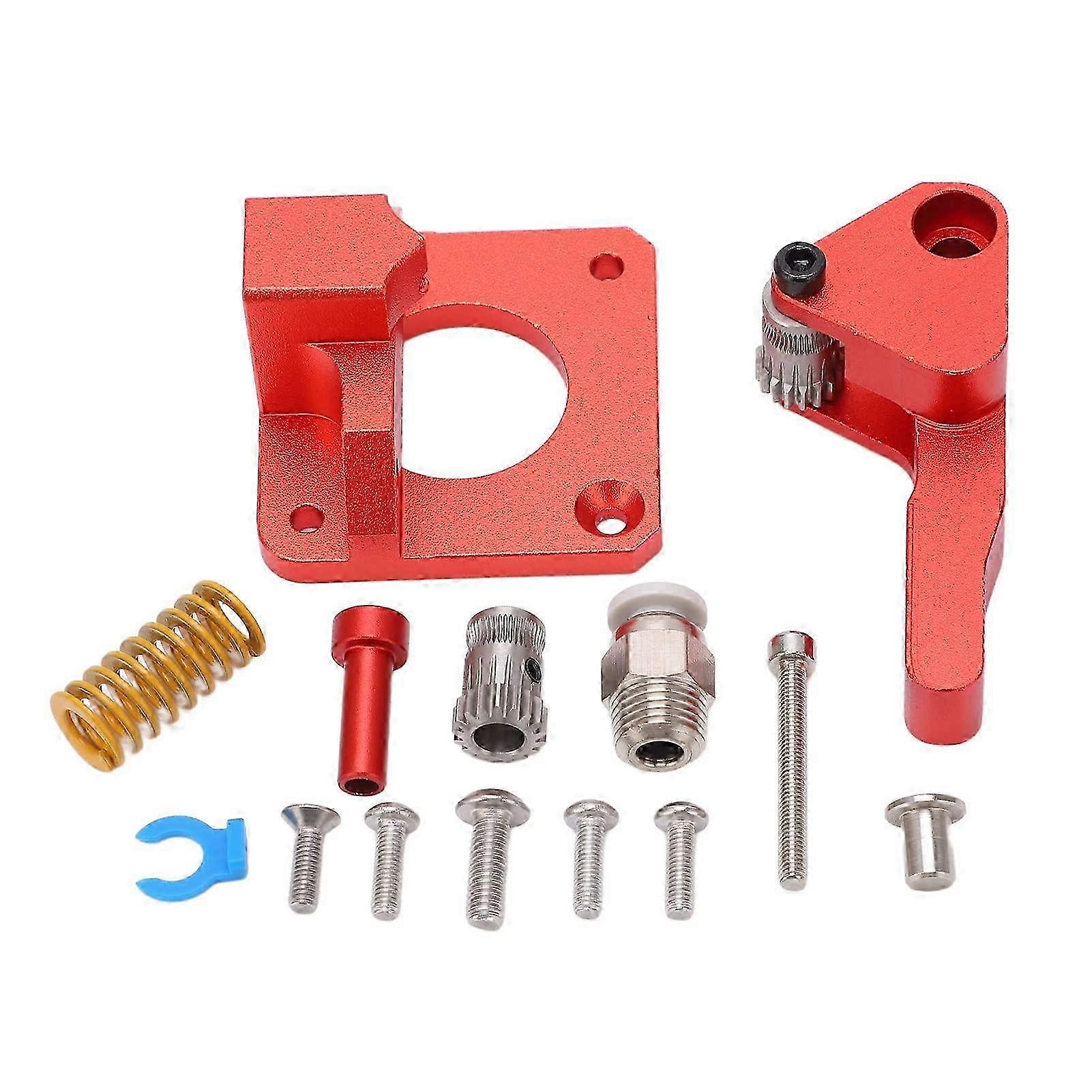 2025 Extruder Aluminum Block Kit Dual Gear Extruder Feeder 3D Printer Accessories CR 10S PRO Red