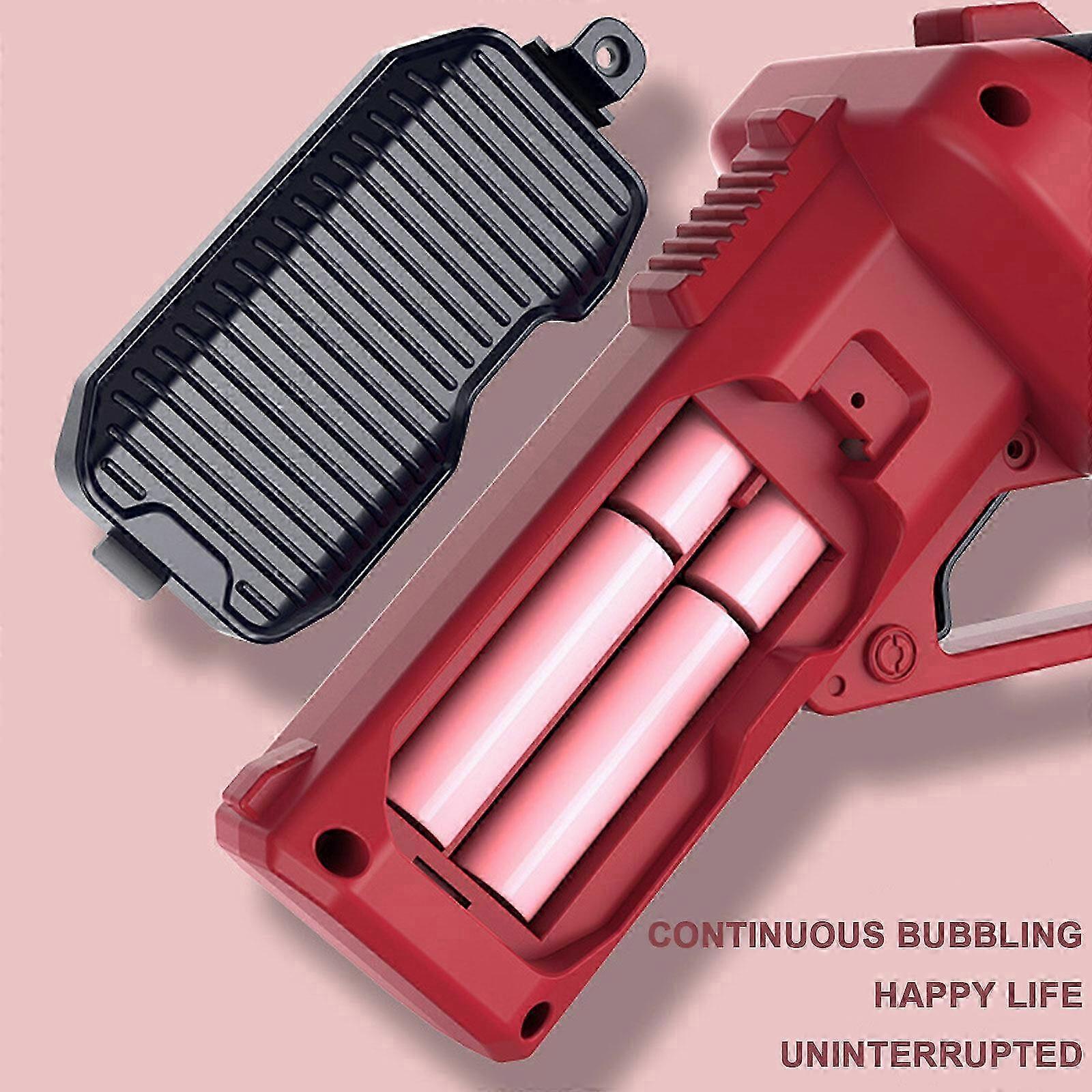 2025 Marstone Bubble Gun, Automatic Bubble Machine10-Hole Bubble Blower Toy with Light Sound