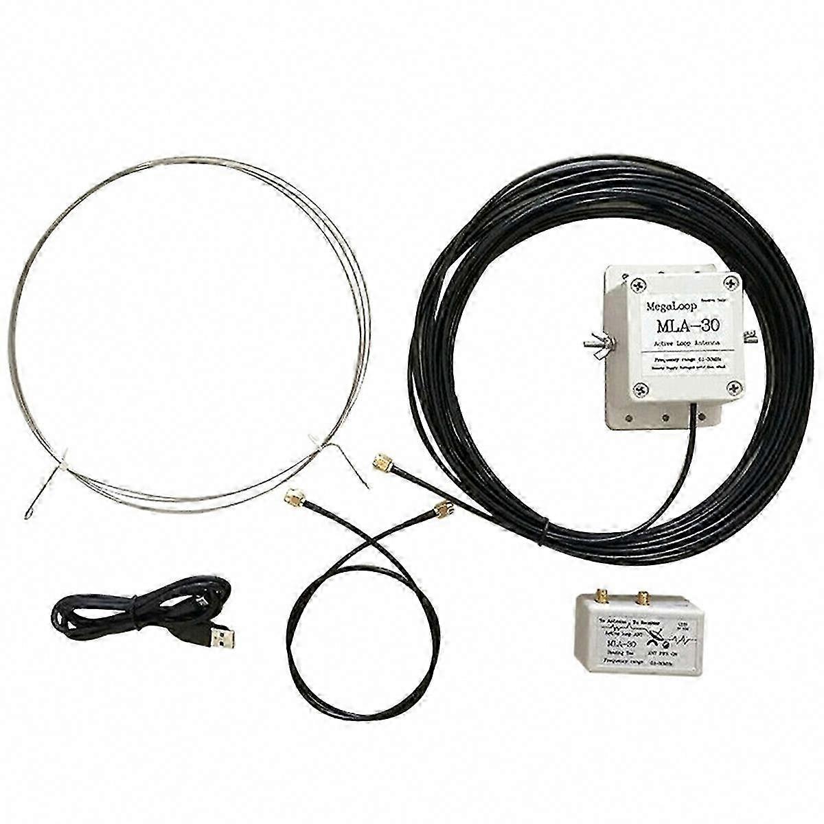 MLA30+ Active Magnetic Loop Antenna for SDR, Short/Medium Wave Radio, Low Noise