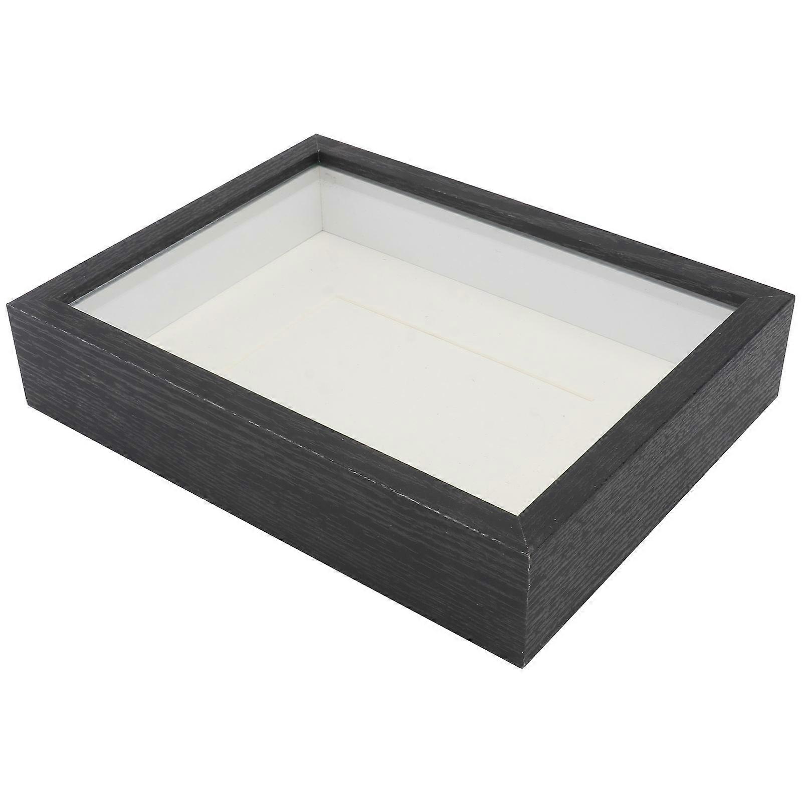 Creative Black Glass Specimen Picture Frame for Home Use 1Pcs