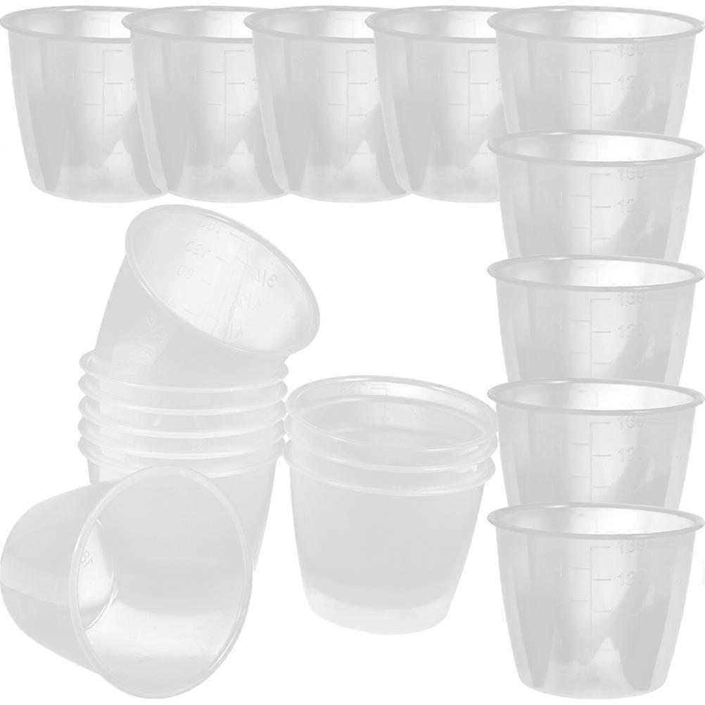 Rice Measuring Cup Transparent for Kitchen Use 100Pcs Practical Measuring Tool