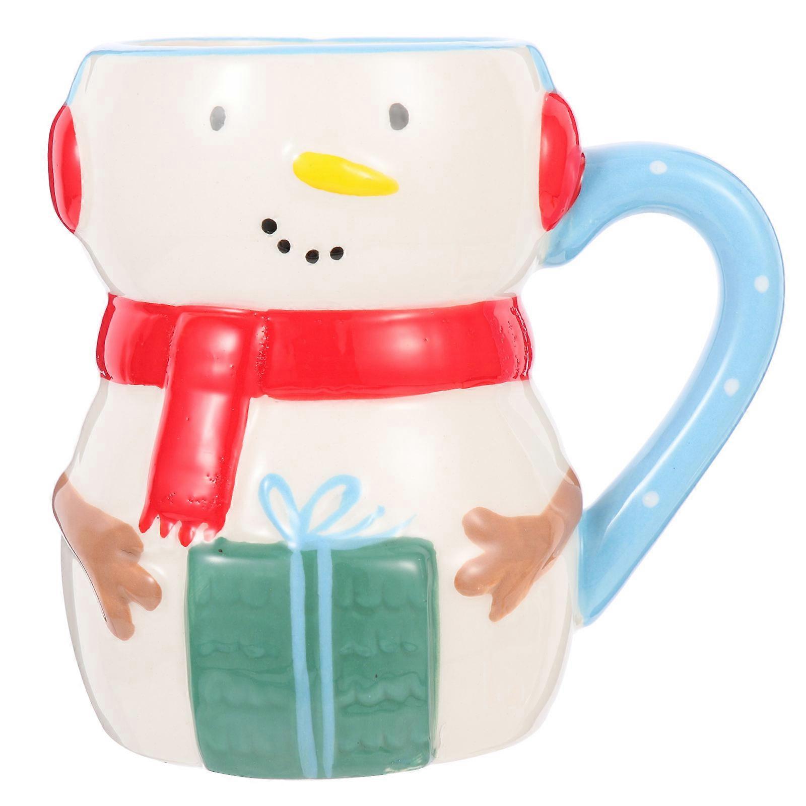 Xmas Themed Water Mug 5Pcs Heat Resistant Cups With Handle For Christmas Occasions And General Public