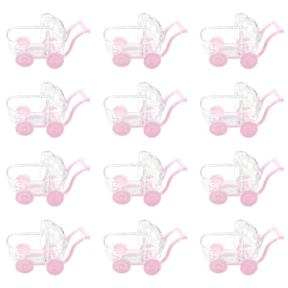 Plastic Candy Boxes Stroller Toys for Kids Storage Use 24Pcs