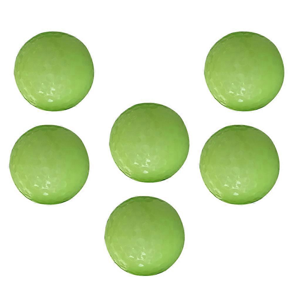 Luminous Balls Light Green Automatic Light Absorption Balls for Playing 12Pcs