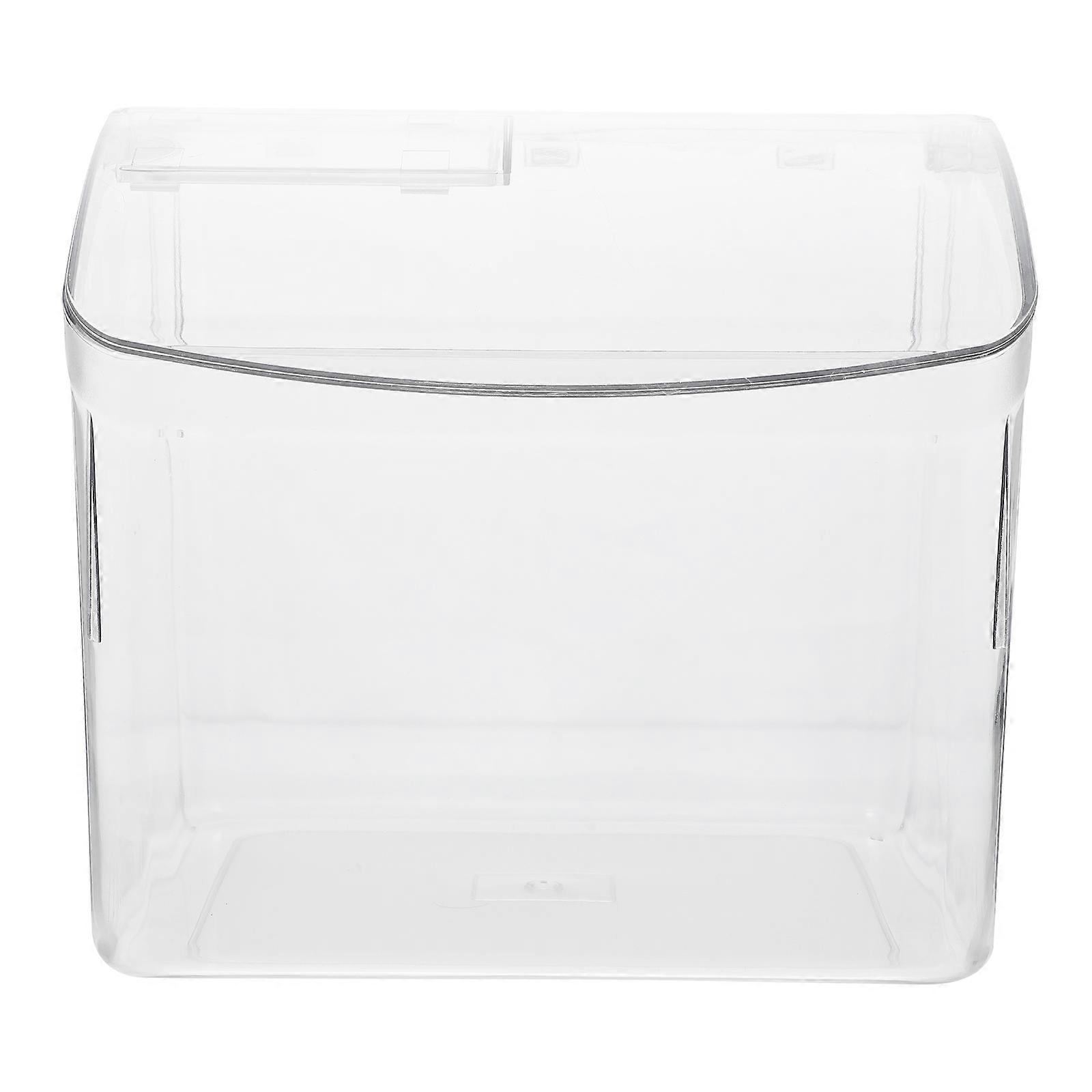 Flip-Type Candy Box Transparent Storage Containers Food Storage Moisture-Proof Insect-Proof Sealing Effect 1Pc