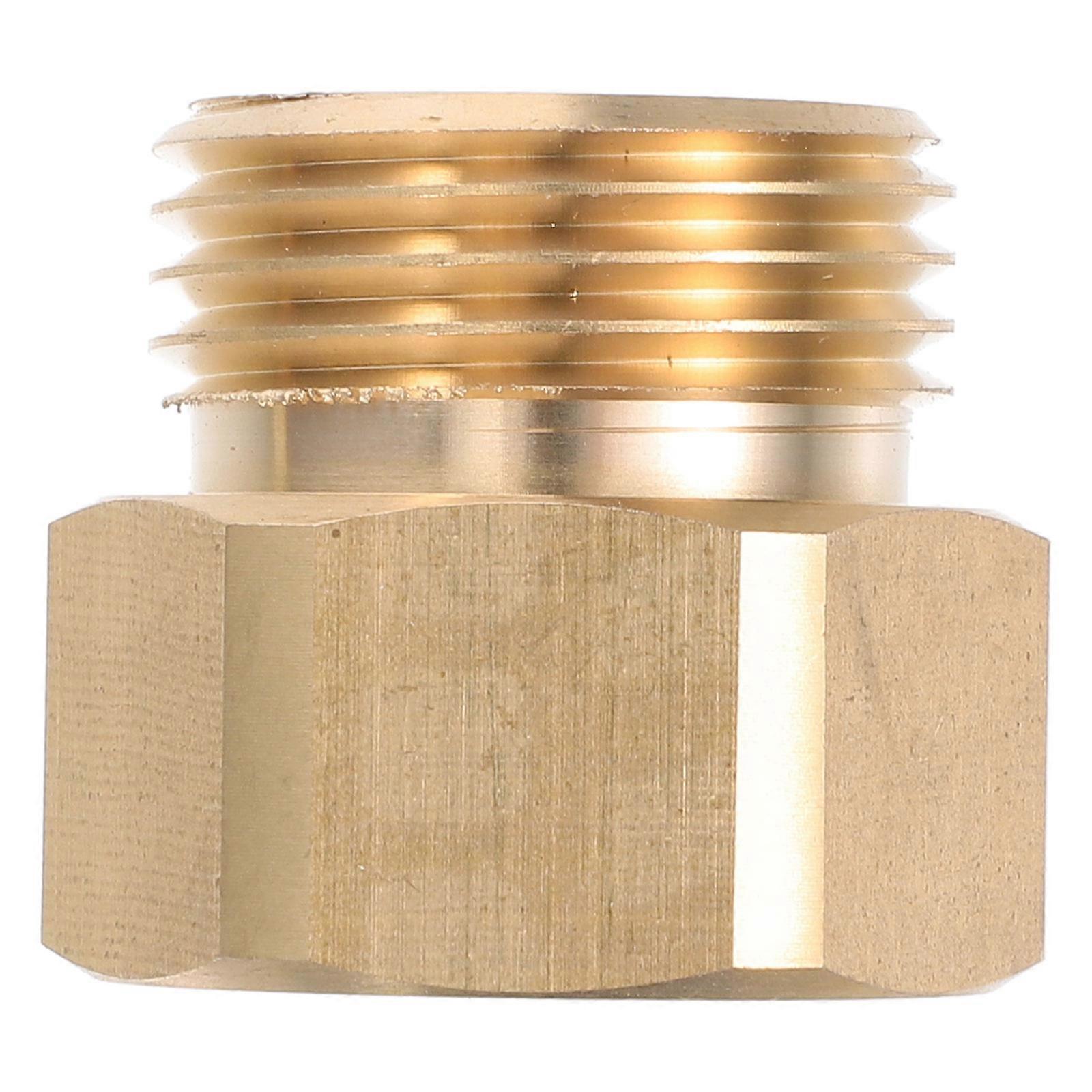 Precision Brass Hose Fitting Adapter for Garden Use 5Pcs Included Washer