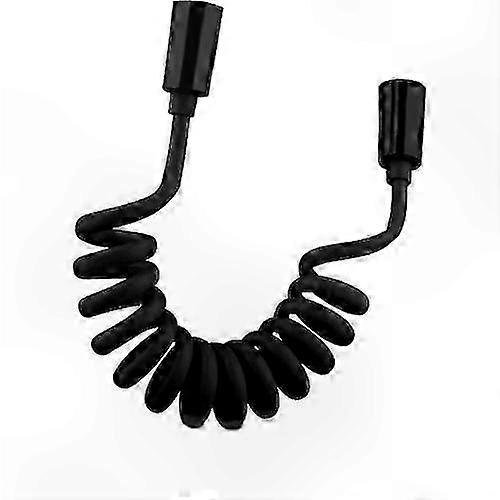 Black 3m Shower Hose for Bathroom, Durable Plastic Construction