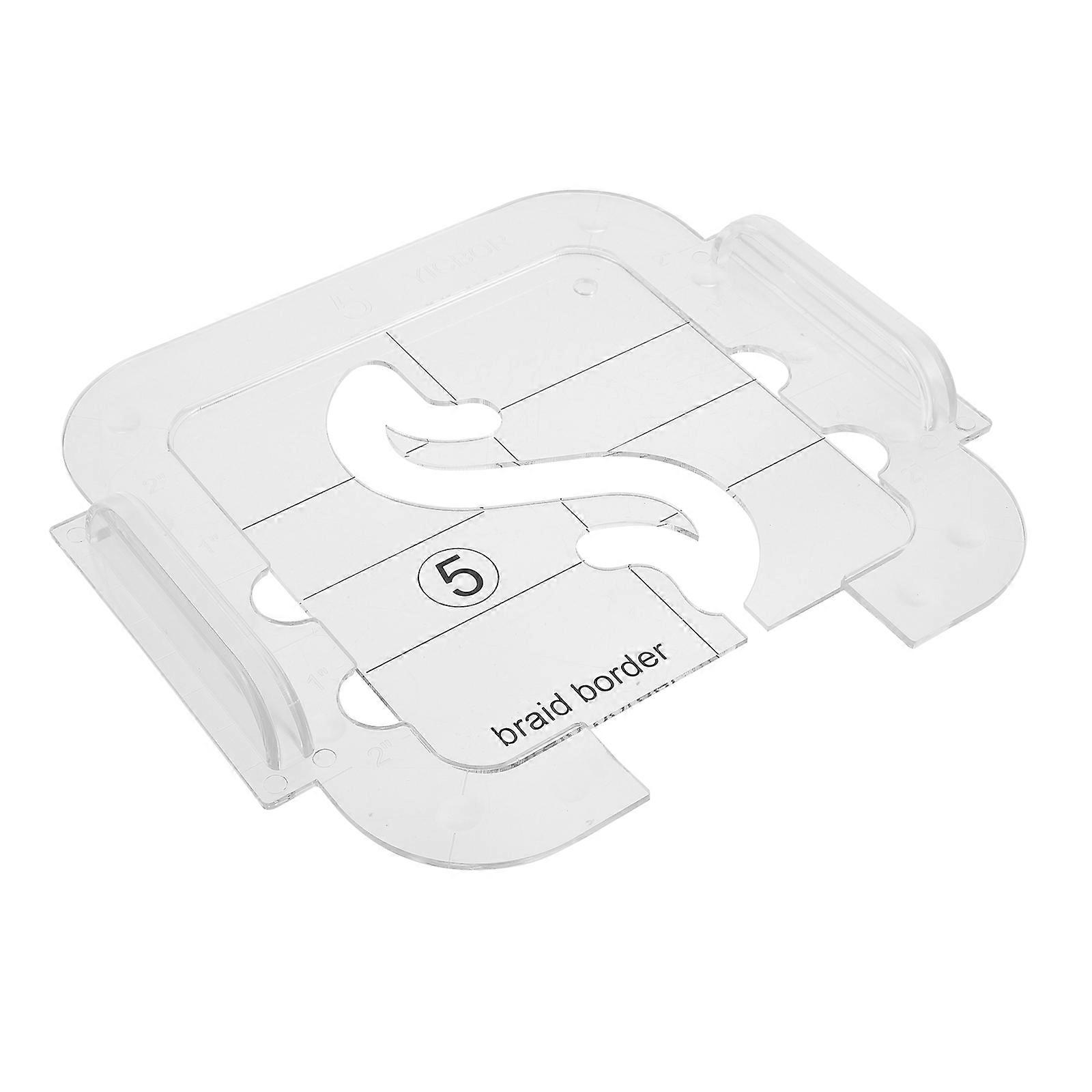 Fabric Sewing Ruler Patchwork Acrylic Template for Sewing 1Set