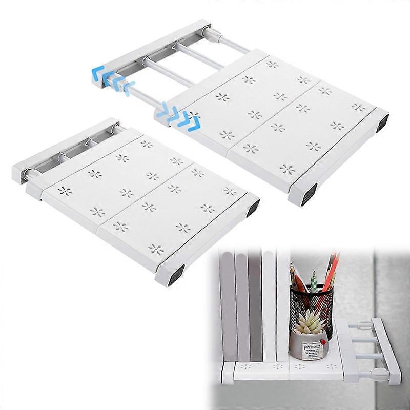 2 Pcs School Locker Shelf Organizer - Adjustable Locker Divider Mate Easy to Install for Extending Locker Use Space