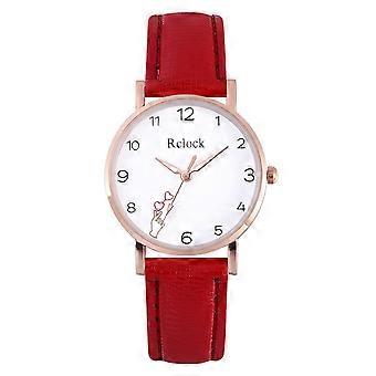 Montres à grand cadran pour femmes, tendance, sport, boîtier en acier inoxydable, bracelet ceinture, montre-bracelet analogique à quartz
